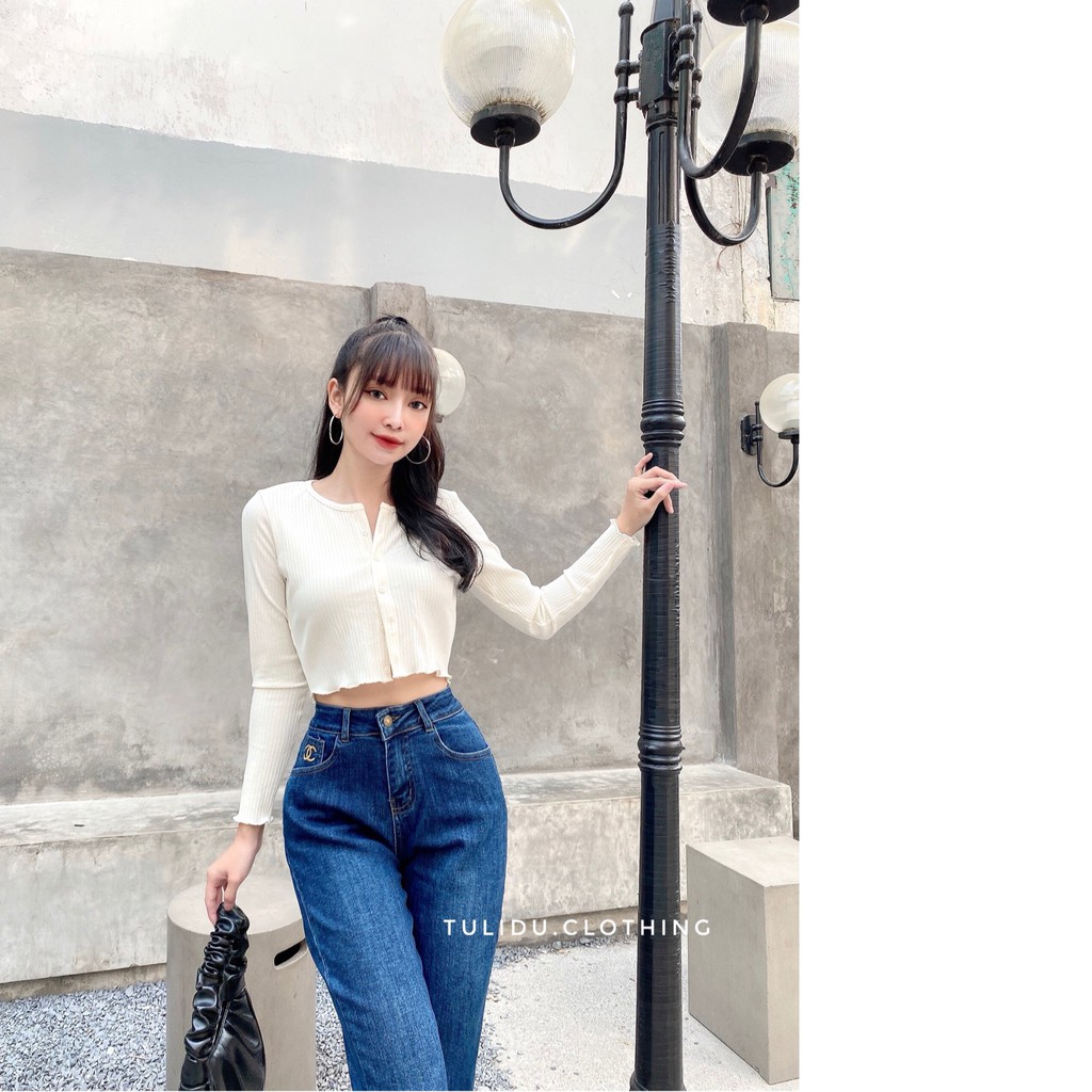 Quần Jean Nữ Dáng Baggy Cạp Lưng Cao Trơn 🥑 Hàng Cao Cấp 🥑 Quần Bò Nữ Co Giãn [Ảnh thật] #BY88.11 | BigBuy360 - bigbuy360.vn