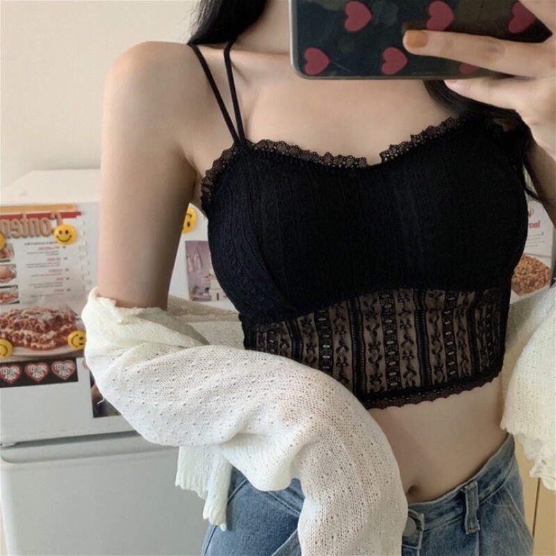 Áo bra đan dây crotop sexy cho nữ BR03