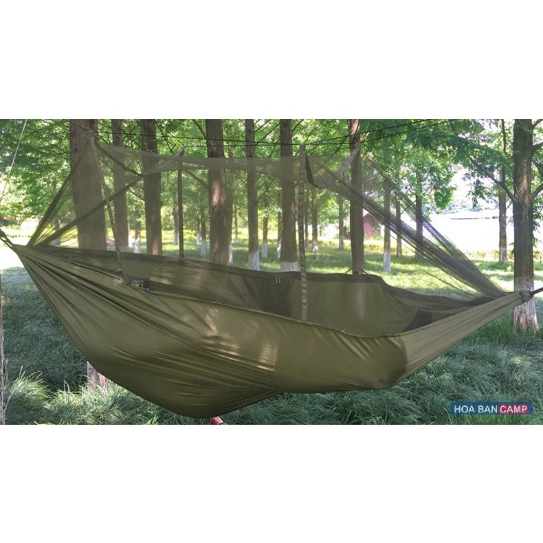 Võng Dã Ngoại Kèm Màn Chống Côn Trùng | 210T