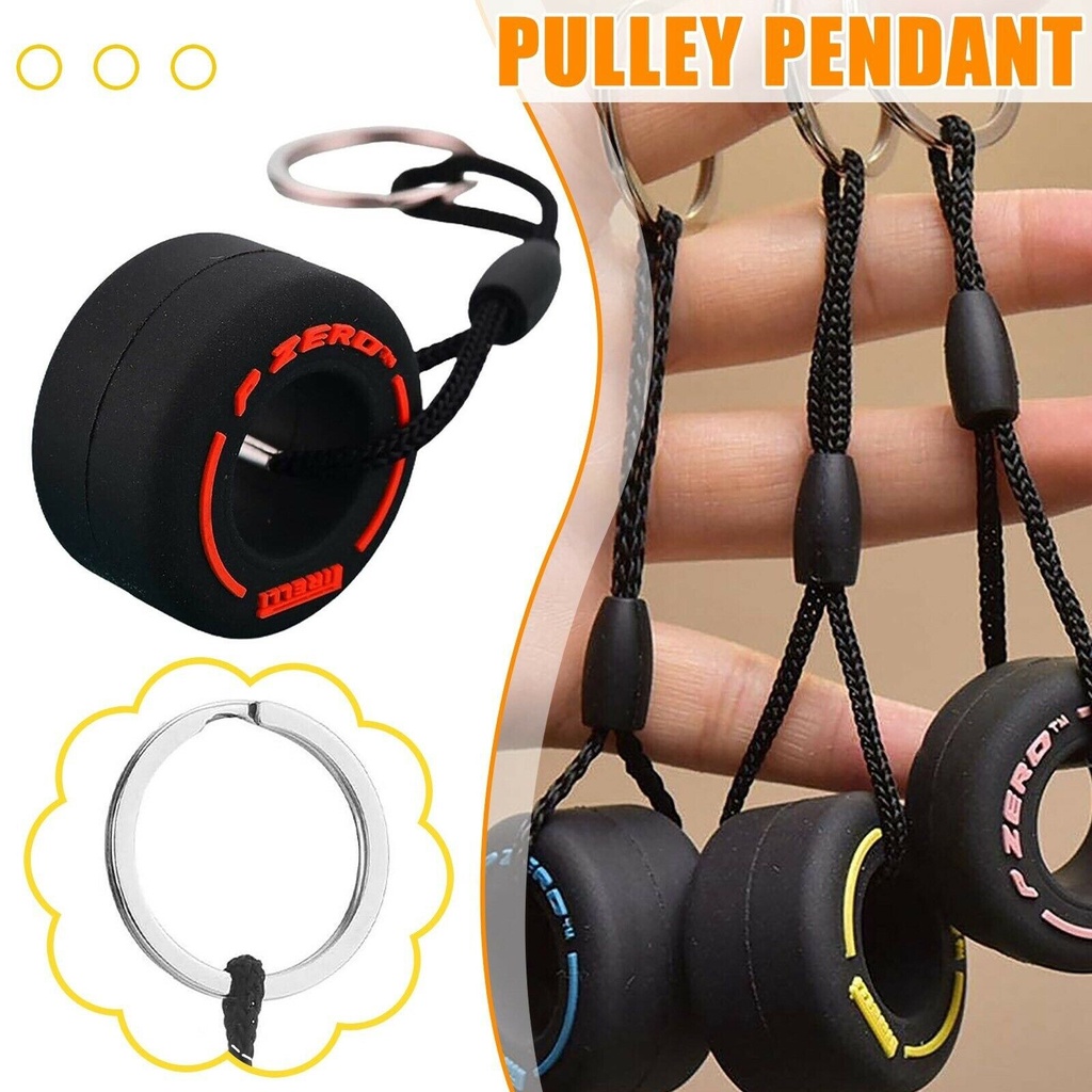 Móc Khóa Lốp Xe Mô Tô F1 Phong Cách Unisex Sáng Tạo