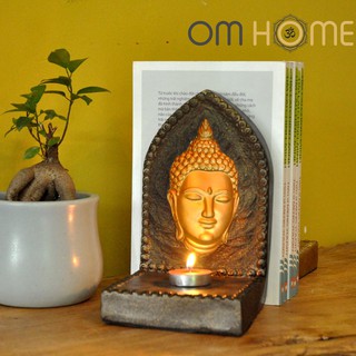 Đế Nến Mặt Phật 3D Om Home