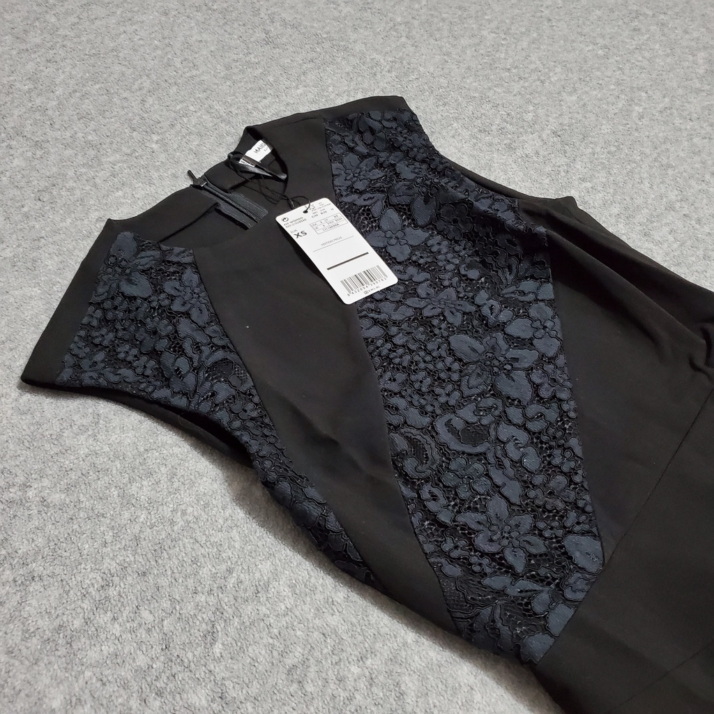 Đầm Mango phối ren công sở 21030565 fulltag