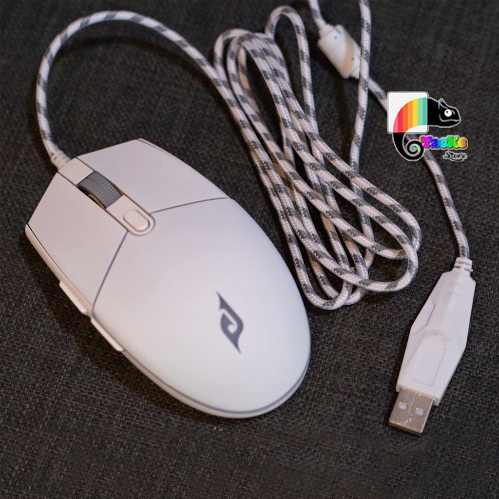 Chuột Gaming RGB Bonks M1 Đẳng cấp Game Thủ, Màu trắng Rẻ-Bền-Đẹp I Gaming Mouse R