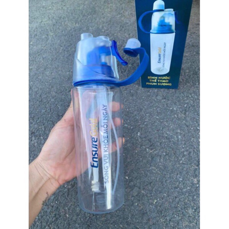 Bình nước thể thao phun sương, hkm từ ensure