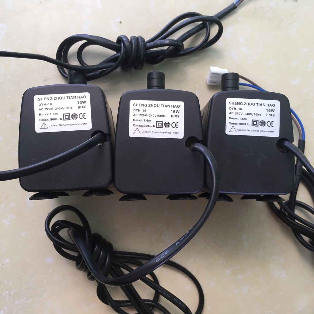 Bơm quạt điều hòa từ 7w, 9w, 13w, 16w, 18w mẫu màu đen - Bơm quạt hơi nước loại tốt bảo hành mới