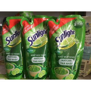 Nước rửa chén sunlight trà nhật matcha túi 750g