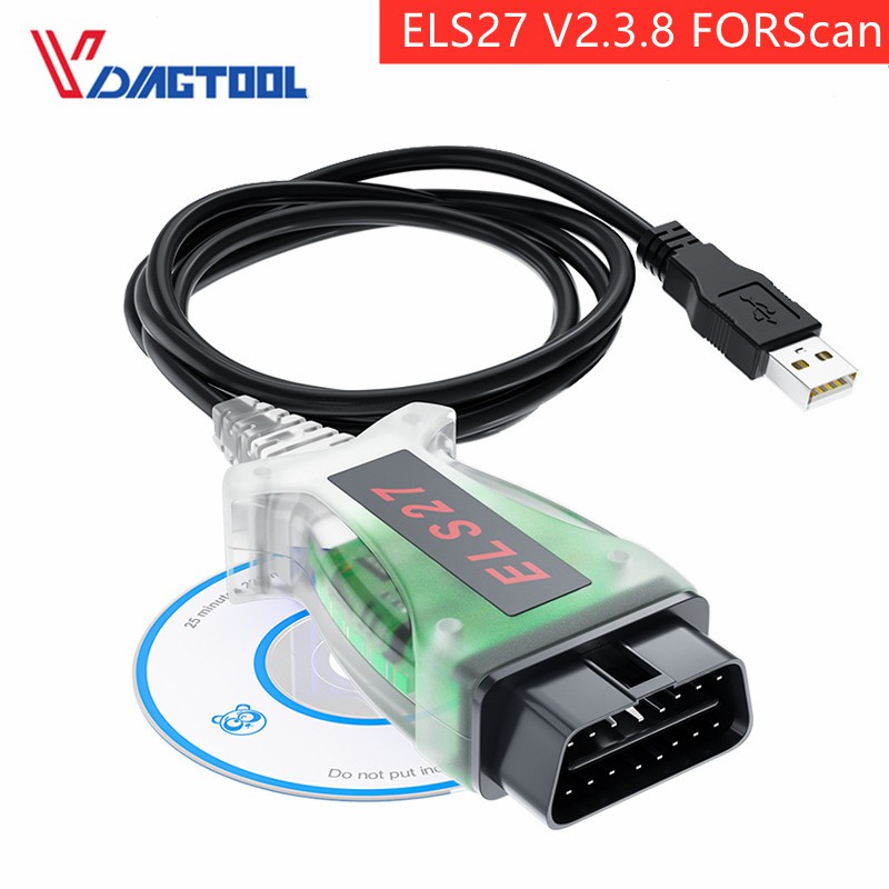 Thiết bị chẩn đoán lỗi ô tô OBD ELS27 V FORScan PIC24HJ128GP+FTDI ELM327&J2534 ELS 27 Mazda/FORncoln