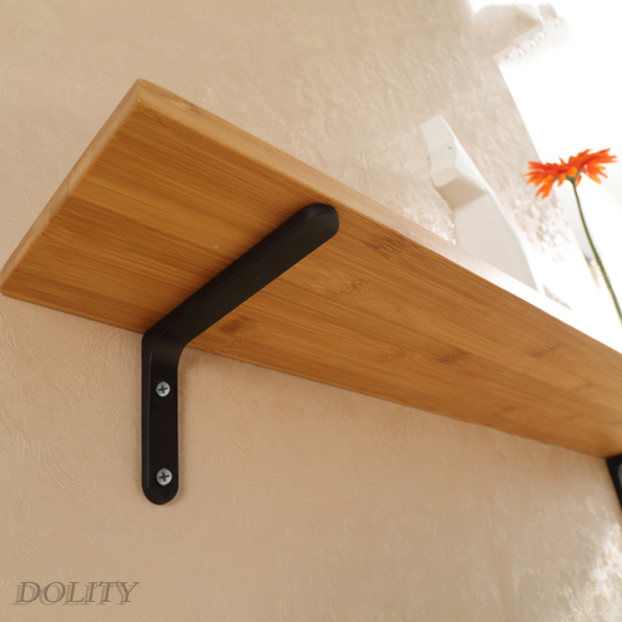 [DOLITY]Heavy Duty Shelf Bracket Hanging Shelve L Shaped Supporter 10x15cm