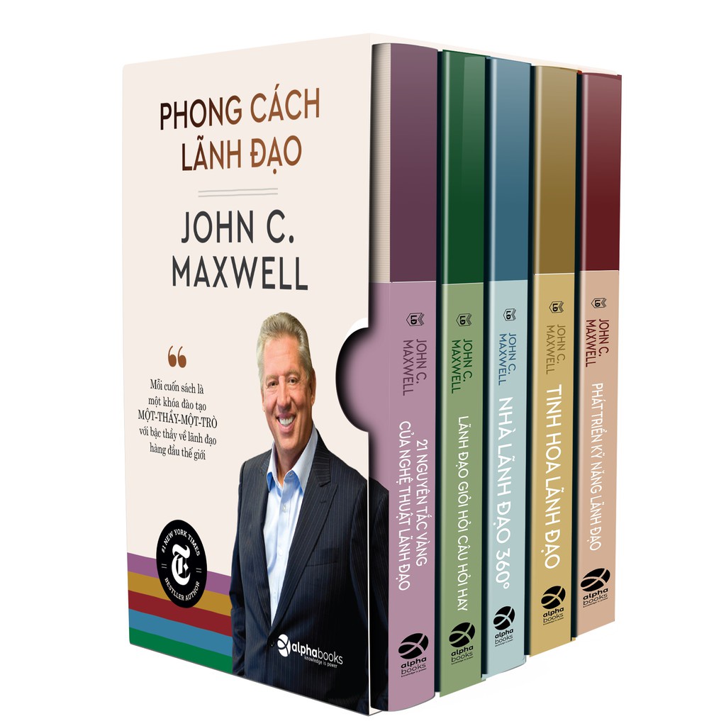 Sách - Phong Cách Lãnh Đạo Của John C.Maxwell (Bộ 5 cuốn) [AlphaBooks]