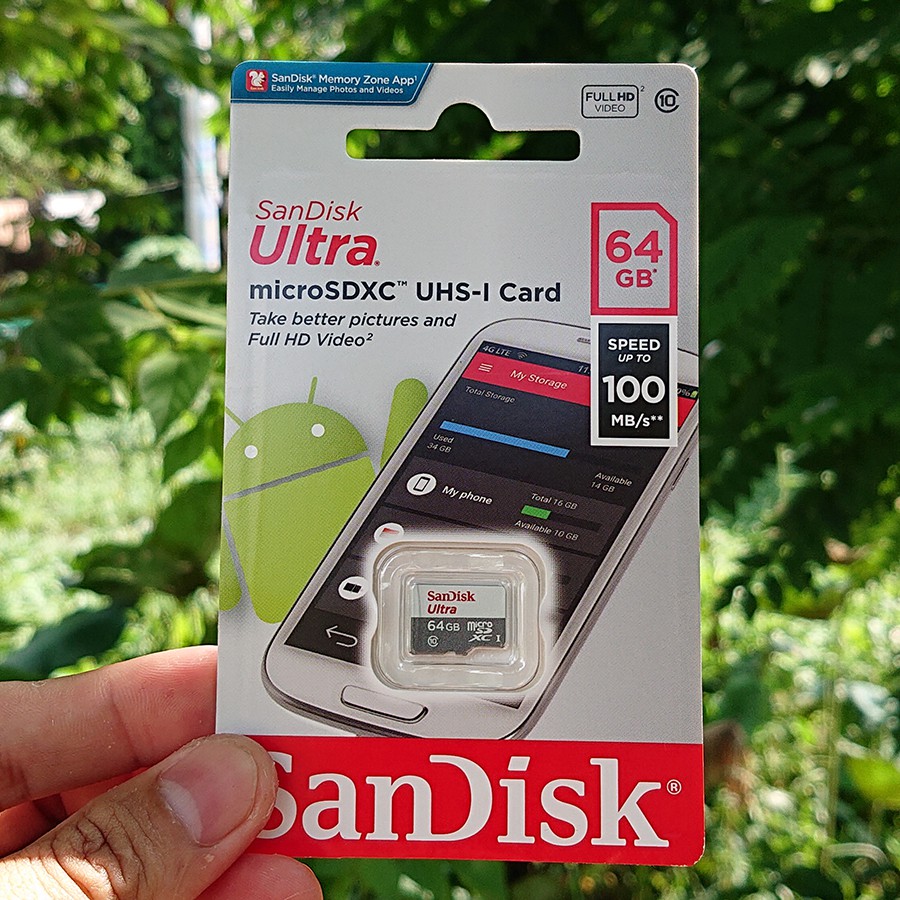 Thẻ nhớ Micro SD Sandisk Ultra 16G/32G/64G/128G cho máy ảnh máy quay camra an ninh hành trình