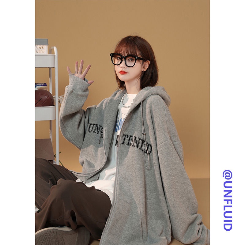 Áo Khoác Thể Thao Phối Khóa Kéo Thiết Kế Mới Thời Trang Theo Phong Cách Hồng Kông 2022 Dành Cho Nữ