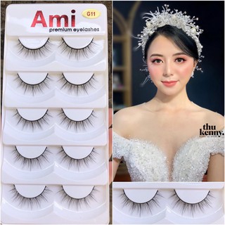 DE Mi giả chồn cao cấp Ami (5 cặp/hộp) 8 AO27