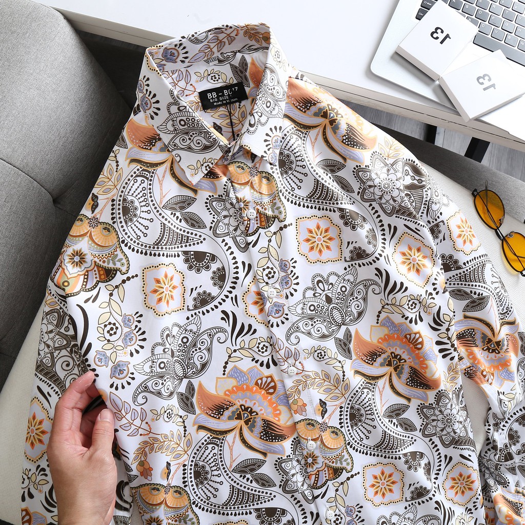 [bigsize < 110kg] ÁO SƠ MI NAM tay dài BIGSIZE | BigBuy360 - bigbuy360.vn