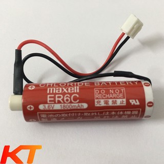 Pin Maxell ER6C _Pin ER6C; Pin nuôi nguồn PLC Maxell ER6C lithium 3.6v AA1800mAh _Xuất xứ Nhật