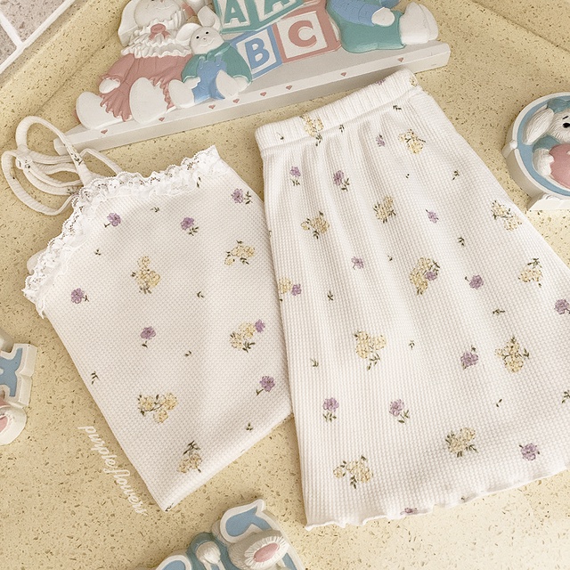 Bộ Ngủ 2 dây nữ  Hình Gấu🌸 Đồ mặc nhà dễ thương 🌸 Chất cotton🌸Free Ship🎀Form <50kg Unisex | BigBuy360 - bigbuy360.vn