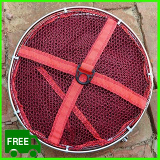Cần câu cá ❤️FREE SHIP❤️ Giỏ Đựng Cá Rọng Đựng Cá khung kim loại siêu bền, túi đựng cá KK-2 ,uy tín số một