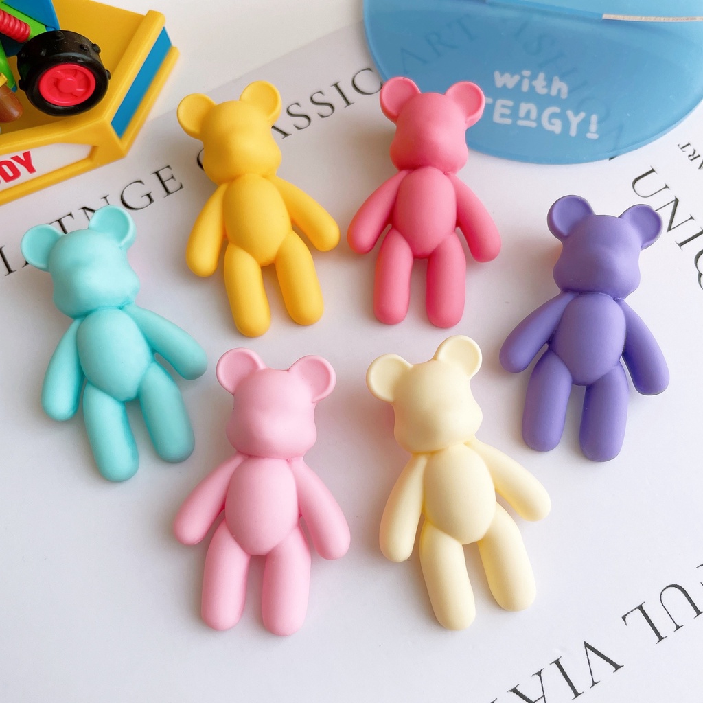 [Macaron Bear] 1 Phụ Kiện Trang Trí Giày Dép crocs jibbitz diy