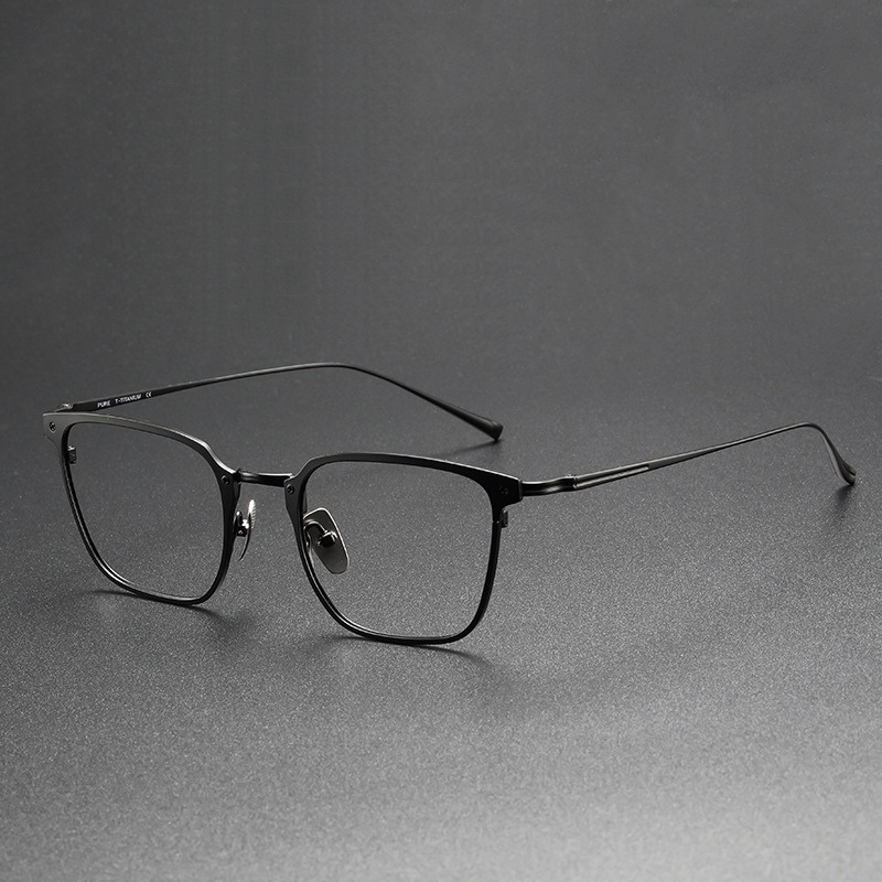 Mắt Kính Phong Cách Retro Nhật Bản 152 Size 152 Bằng Titan