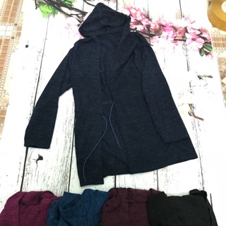 Áo khoác cardigan dây rút eo