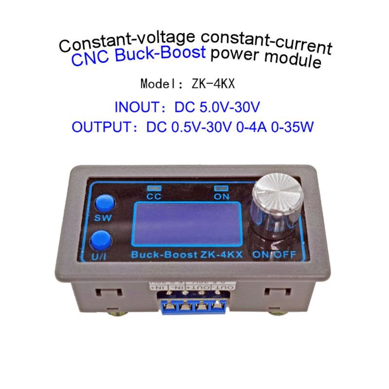 Đầu chuyển đổi DC tăng thế điều chỉnh điện áp zk-4kx cnc dc-dc cv 0.5-30v 4a