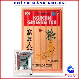 Trà Hồng Sâm Hàn Quốc Buleebang Chính Hãng, Hộp 100 gói
