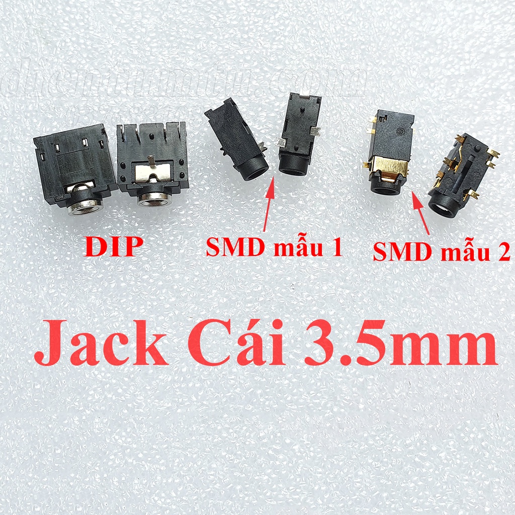Jack âm thanh 2.5 3.5 Mono Stereo, Jack audio đực / cái