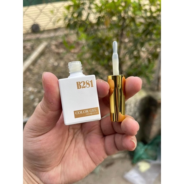 Sơn gel trắng sữa , Trắng sữa chua trắng kem siêu mướt b281 .