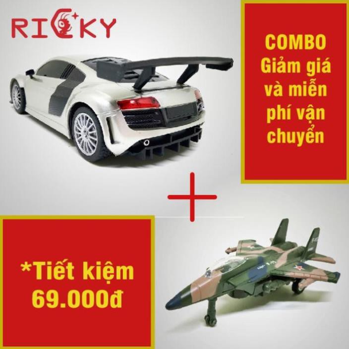 Combo Xe điều khiển VIP có sạc + Máy bay phản lực F15
