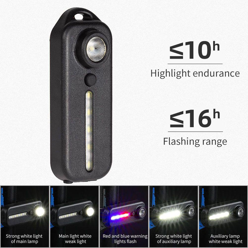 Đèn Đuôi Xe Đạp 5 Chế Độ Kèm Sạc Loại c TAYLOR1 Tiện Dụng Cho Xe Đạp Leo Núi