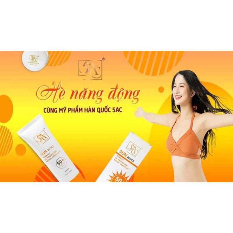 Kem chống nắng vật lý Sunblock50+ PA+++ - Made in Korea (60ml)