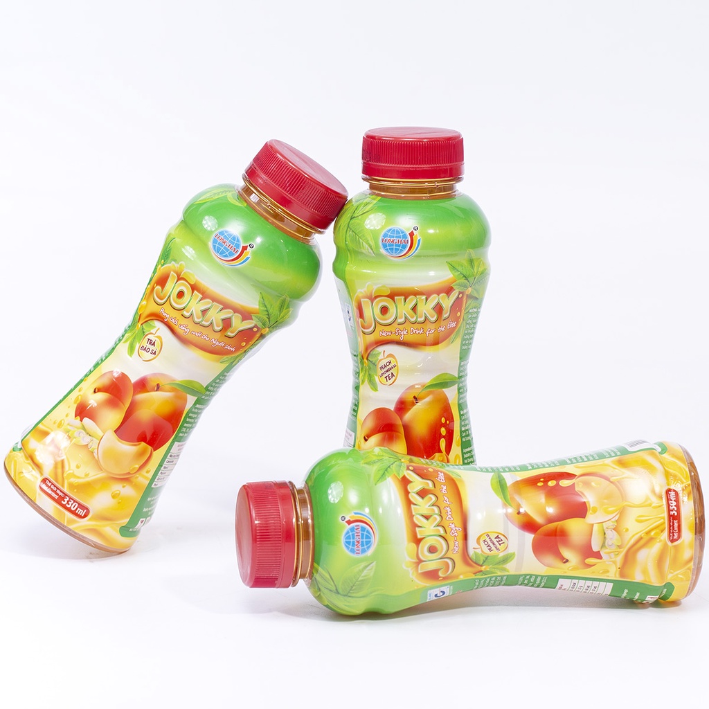 Trà Jokky đào sả Long Hải dung tích 330 ml