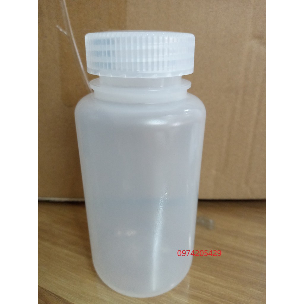 Chai nhựa PP 500ml dùng cho phòng thí nghiệm