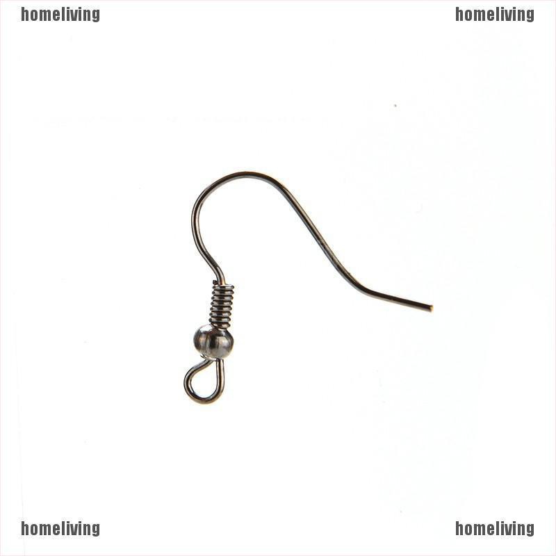 [homeliving] Set 100 Móc Xỏ Khuyên Tai Mạ Bạc