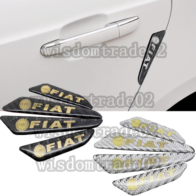 4 Miếng Dán Bảo Vệ Cửa Xe Ô Tô Fiat 500 124 Palio Stilo