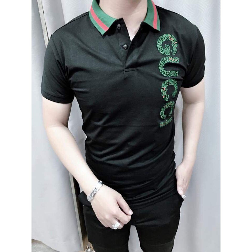 Áo thun nam có cổ cao cấp