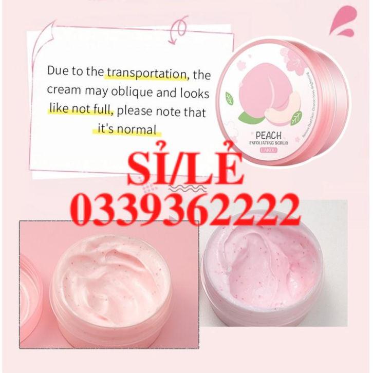 [ CHÍNH HÃNG ] Tẩy da chết đào dành cho mặt Peach Exfoliating Scrub Laikou 90G Sena Beauty  HAIANHSHOP