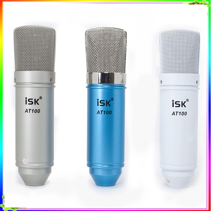 Trọn bộ micro thu âm ISK AT100 chính hãng sound card H9 và kèm bộ phụ kiện