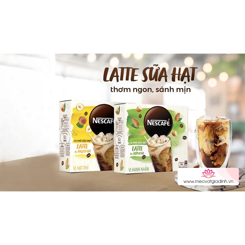 combo 10 gói Cà phê hòa tan Nescafé Latte Cafe Coffee