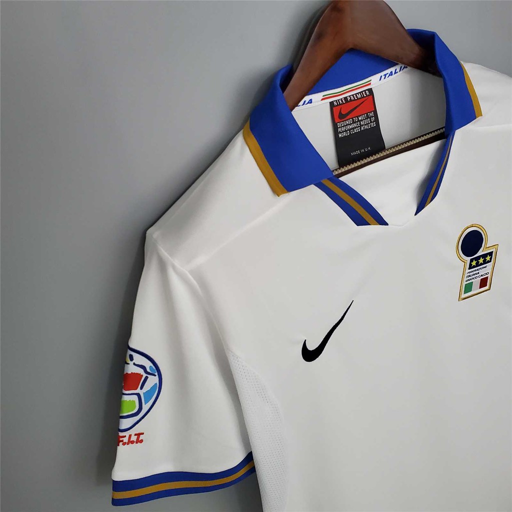 Áo Bóng Đá Đội Tuyển Ý 1996 Phong Cách Retro