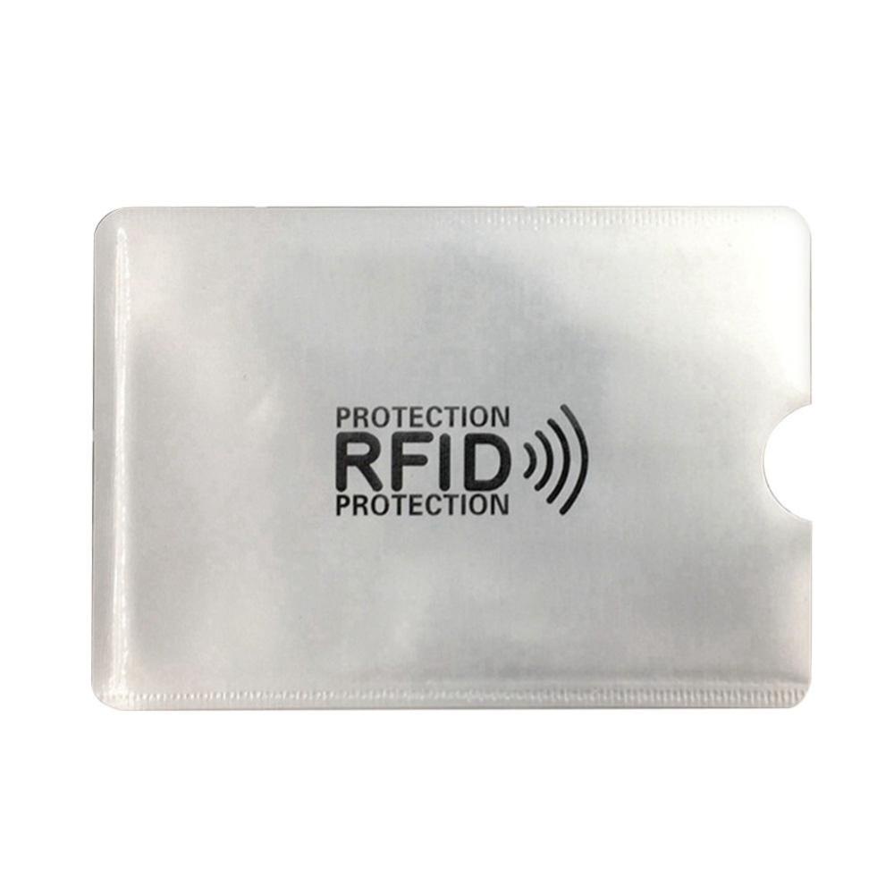 Ví Đựng Thẻ Tín Dụng Rfid Bằng Nhôm Chống Rfid Có Khóa Hỗ Trợ NFC 6.2 * 9.2cm L5Q4