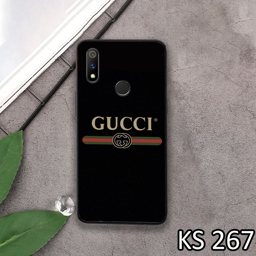 Ốp lưng Oppo Realme 1 - Realme 2 - Realme 3 - Realme 3 Pro - Ốp in hình GÜÇÇÏ - lưng nhám viền TPU cao cấp
