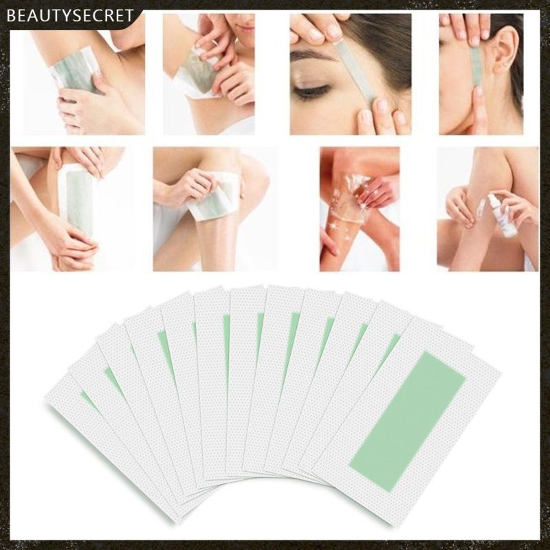 10 Miếng Dán Wax Lông Hair Removal Hàng Nội Địa Trung Miếng dán sáp tẩy lông 10Pcs Leg Body Hair Removal Depilatory Nonwoven Wax Strips Papers Tool for Unisex 10PCS Double Side Hair Removal Cold Wax Strips Paper For Body Facial Hair Remove BEAUTY