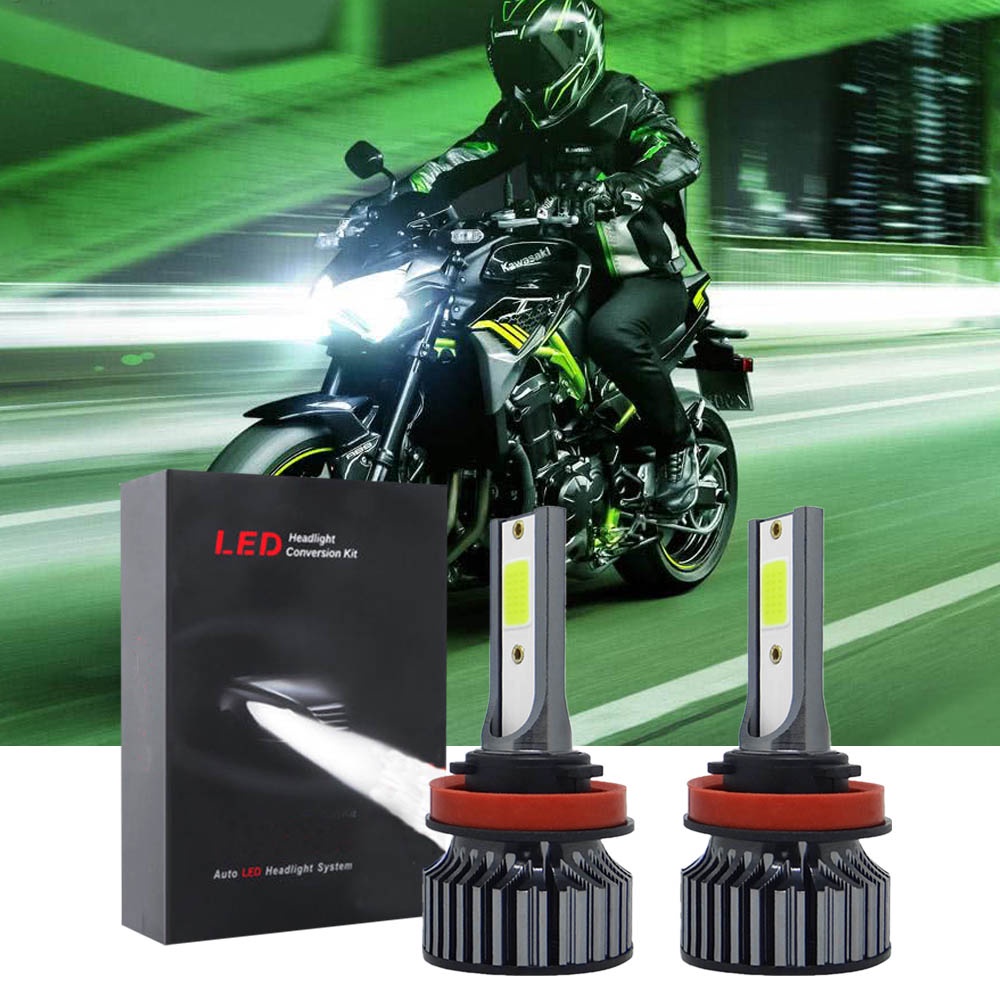 Dành Cho Kawasaki Z750 Z800 Z900 - 2 Bóng Đèn Pha LED 6000K Sáng Bóng Đèn Pha