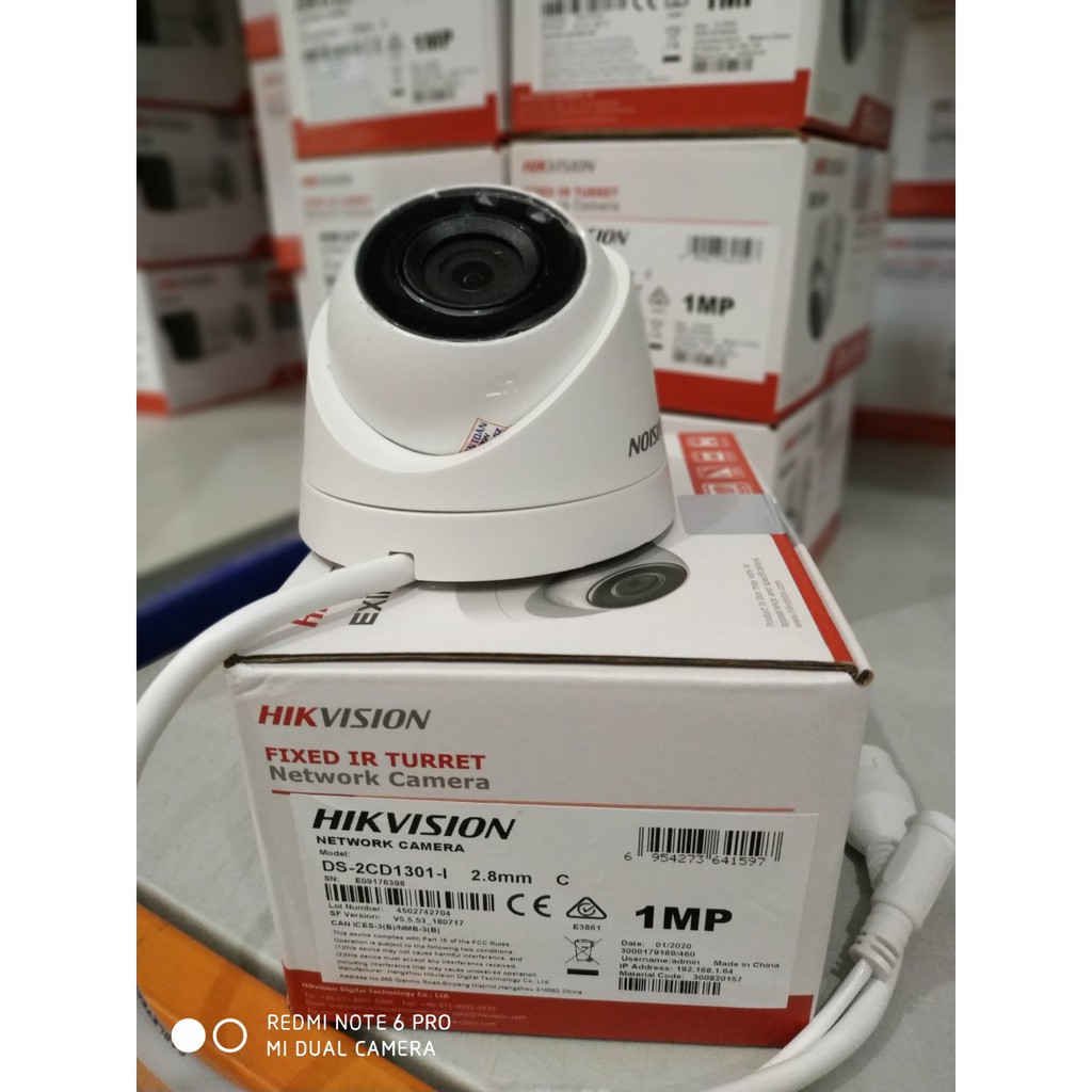 Camera IP Dome Hikvision DS-2CD1301-I(C) 1MP hàng chính hãng bảo hành 2 năm .