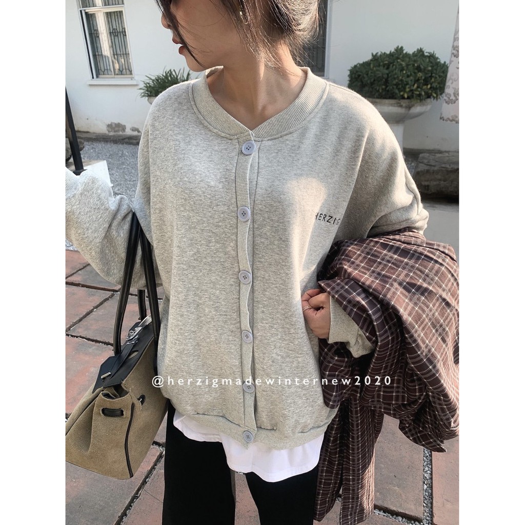 Áo cardigan nỉ Herzig - A2905
