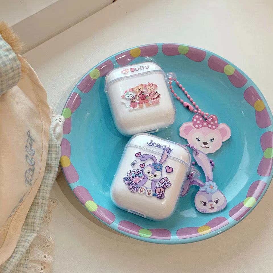 Vỏ Bảo Vệ Hộp Sạc Tai Nghe Airpods 1 2 Pro 3 Mềm Hình Nhân Vật Disney Delu