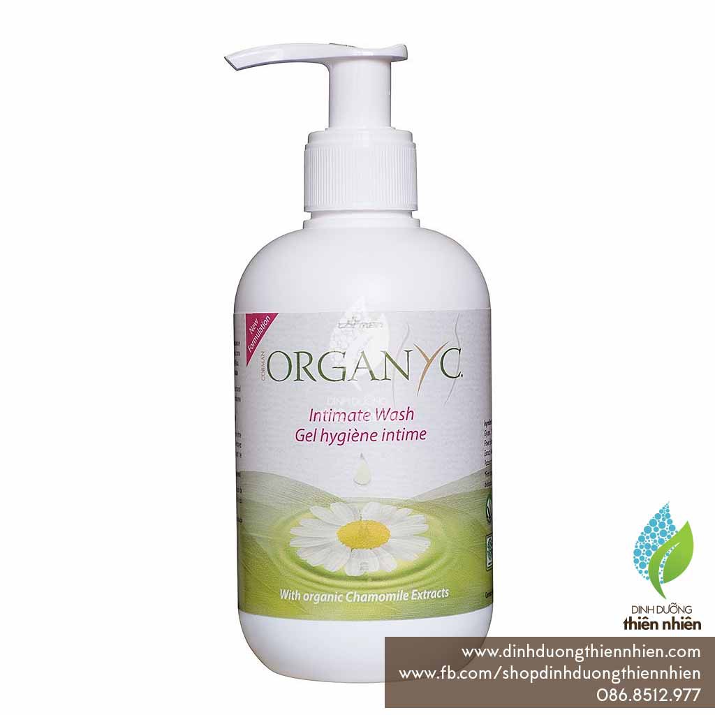 Dung Dịch Vệ Sinh Phụ Nữ Hữu Cơ Organyc, 250ml