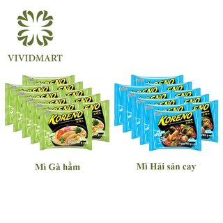 Mì koreno premium hàn quốc vị hải sản cay / gà hầm - 100g/gói - koreno
