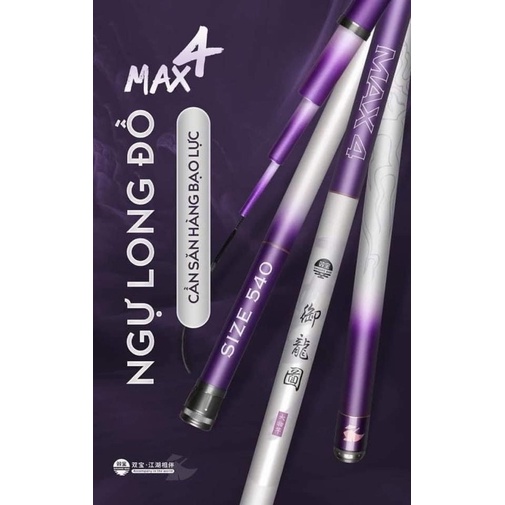 Cần câu tay Ngự Long Đồ - Max 4 - 5H
