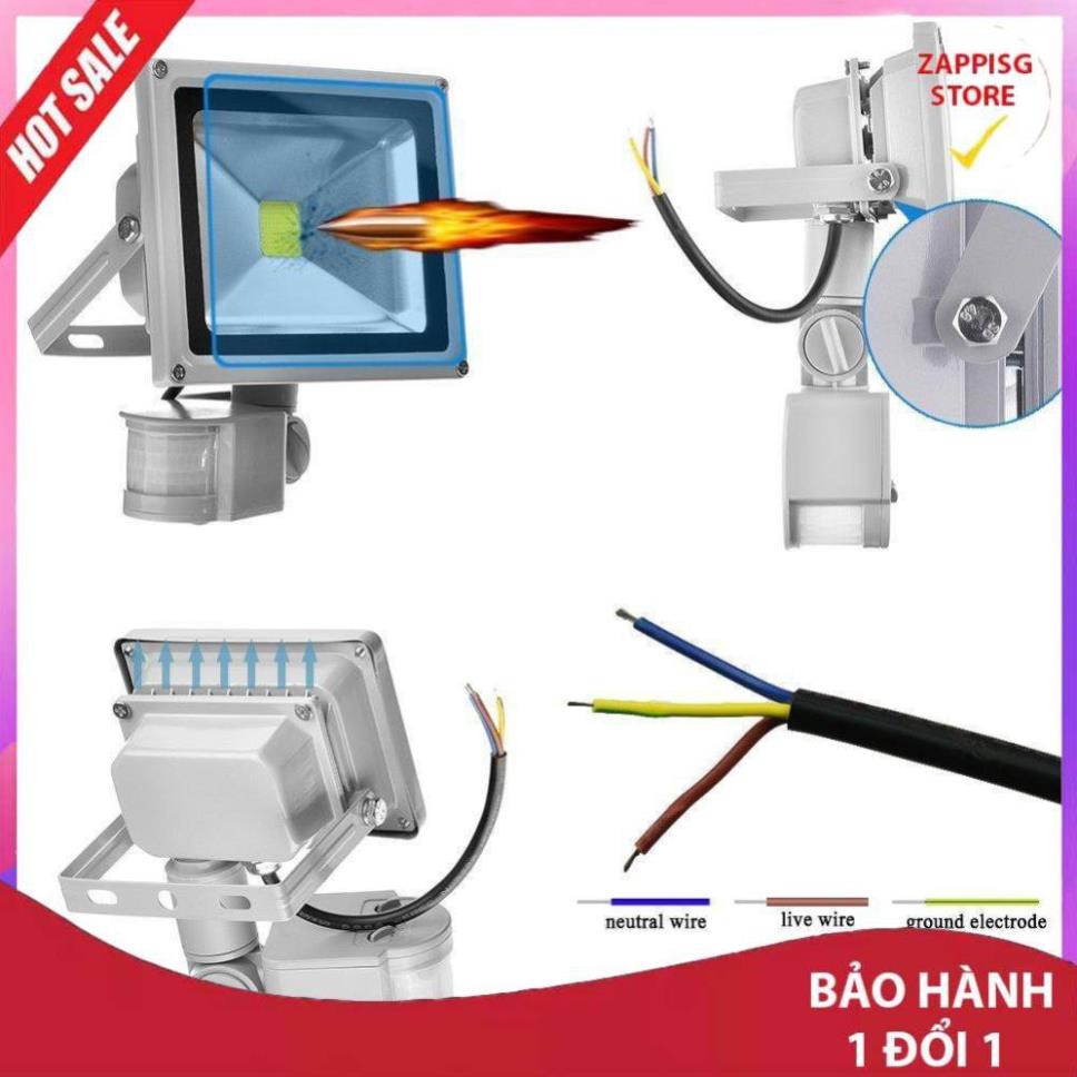 Sale Đèn cảm biến chống trộm, Đèn Led cảm biến 20W  - Bảo hành 1 đổi 1